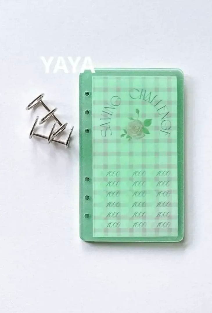 レジン バインダー A6 saving challenge セービング 貯金 - メルカリ