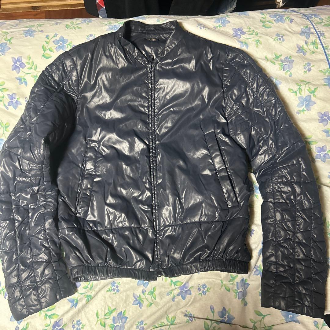 miumiu archive short padded jacket - メルカリ