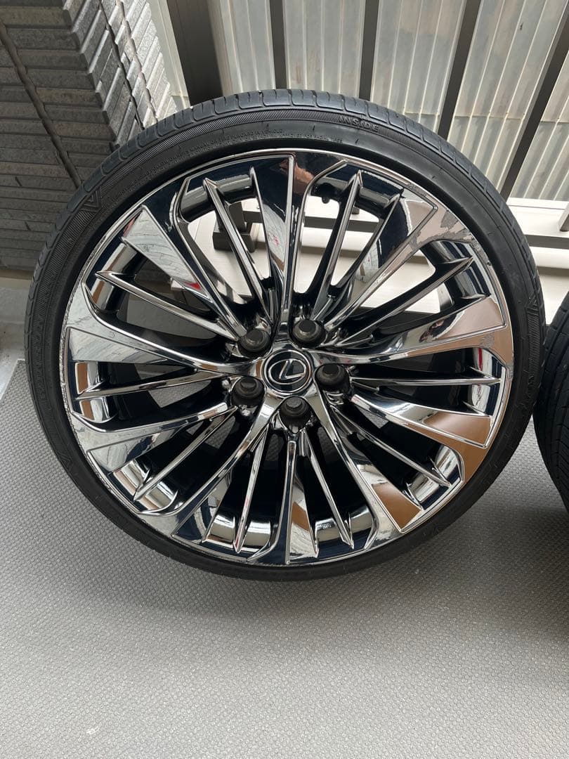 引き取り限定 LS500 純正OPホイール 4本 スパッタリング 20インチ