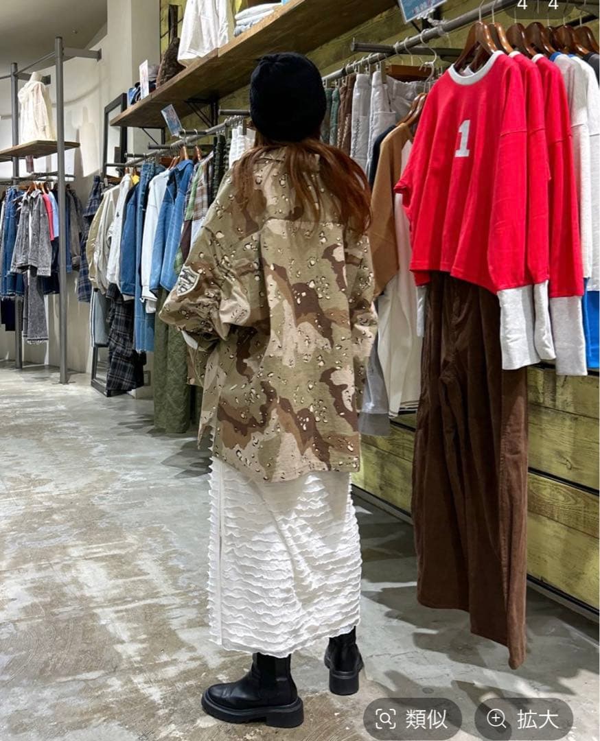 ニコアンド⭐︎人気スタッフプロデュース⭐︎ワッペンシャツジャケット