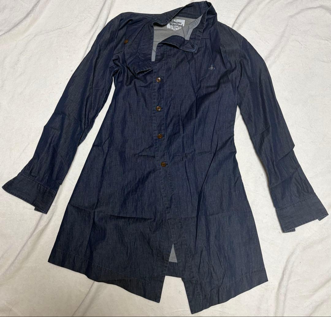 vivienne westwood man 変形ロングシャツ - メルカリ