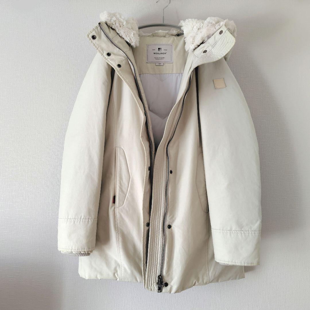 ウールリッチ ボルダーパーカ ライトグレー ホワイト WWCPS2803 - メルカリ