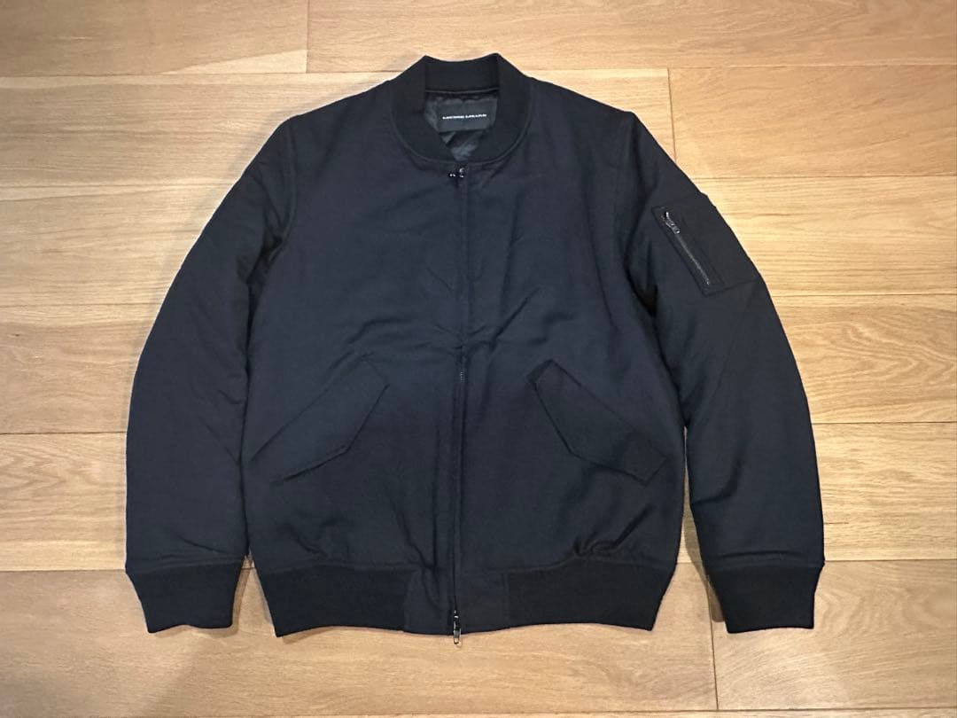 美品 LOUNGE LIZARD ウールギャバジン MA-1 ラウンジリザード 美品 LOUNGE LIZARD ウールギャバジン MA-1 ラウンジリザード