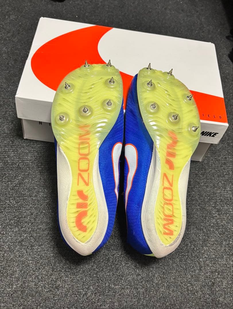 Nike エアズーム マックスフライ1 青 ※試着のみ【25.5cm・極美品】