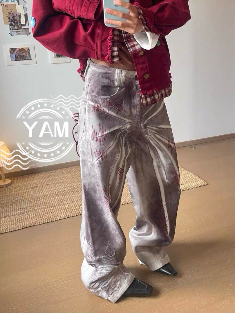 EMOBROTHER EMO Distressed Jeans ジーンズ - メルカリ