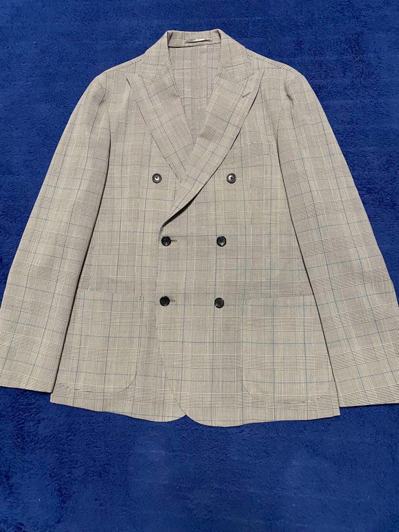 未使用極美品エディフィス テーラードジャケット グレンチェック