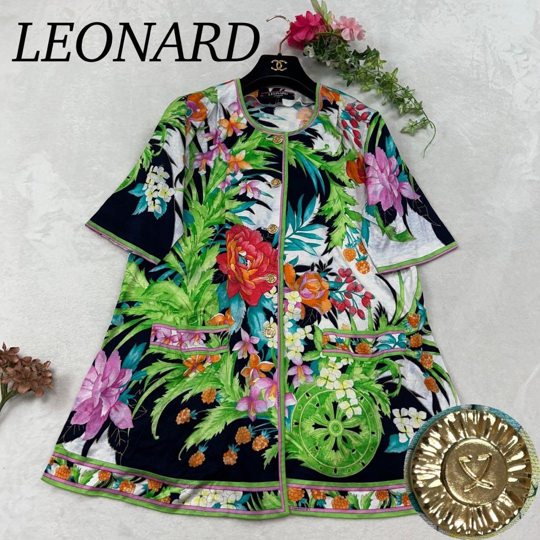 J10 美品 M レオナール 花柄 金ボタン 半袖 シャツ レディース 楽天市場】レオナール（シャツ・ブラウス｜トップス）：レディース