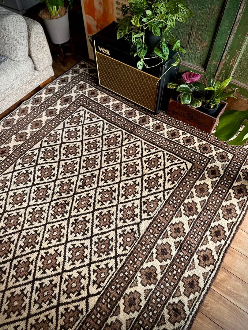 トライバルラグ ヴィンテージラグ タイマニ バルーチ プリミティブ