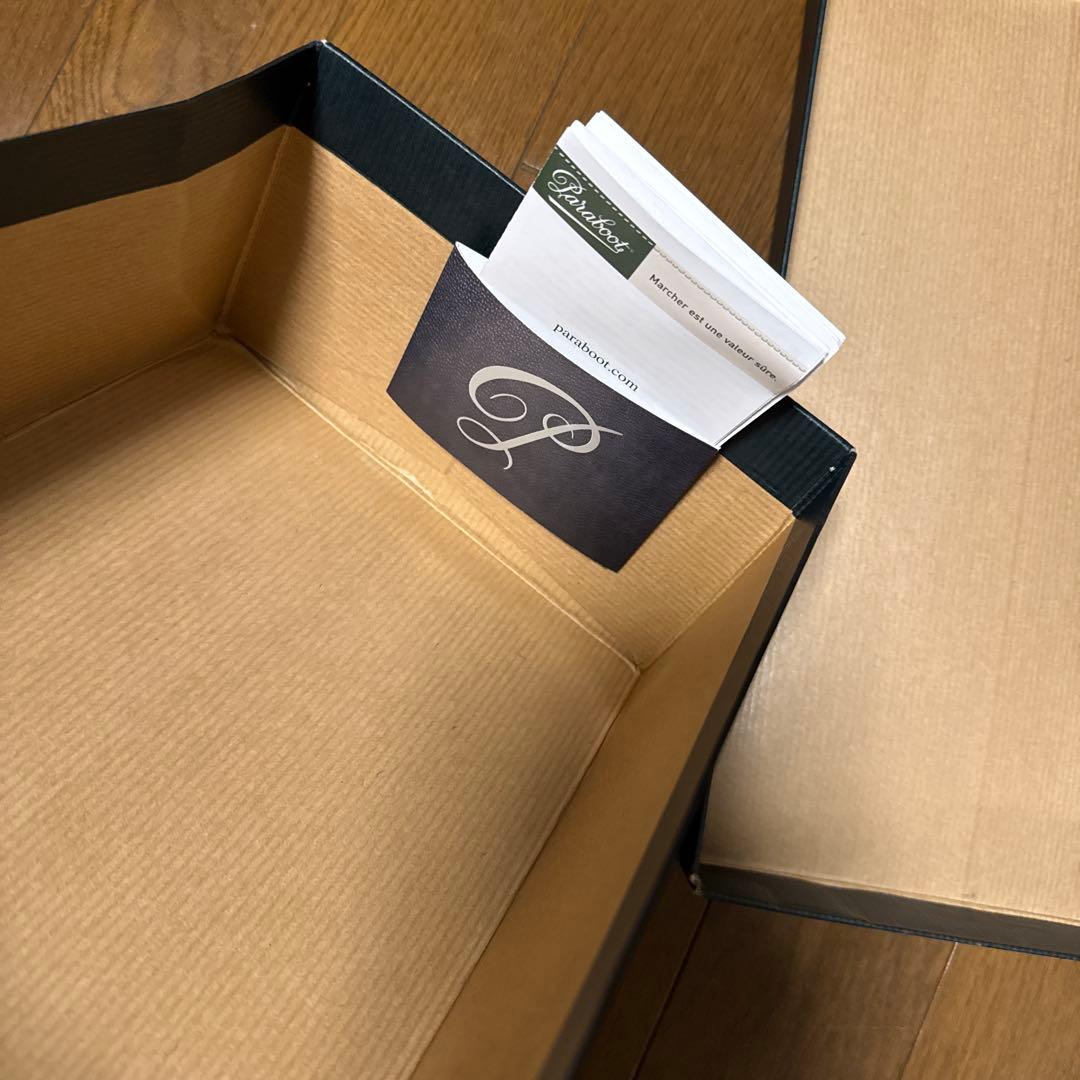 パラブーツ UK4.5 ミカエル 白 ラビットファー 別注カラー - メルカリ