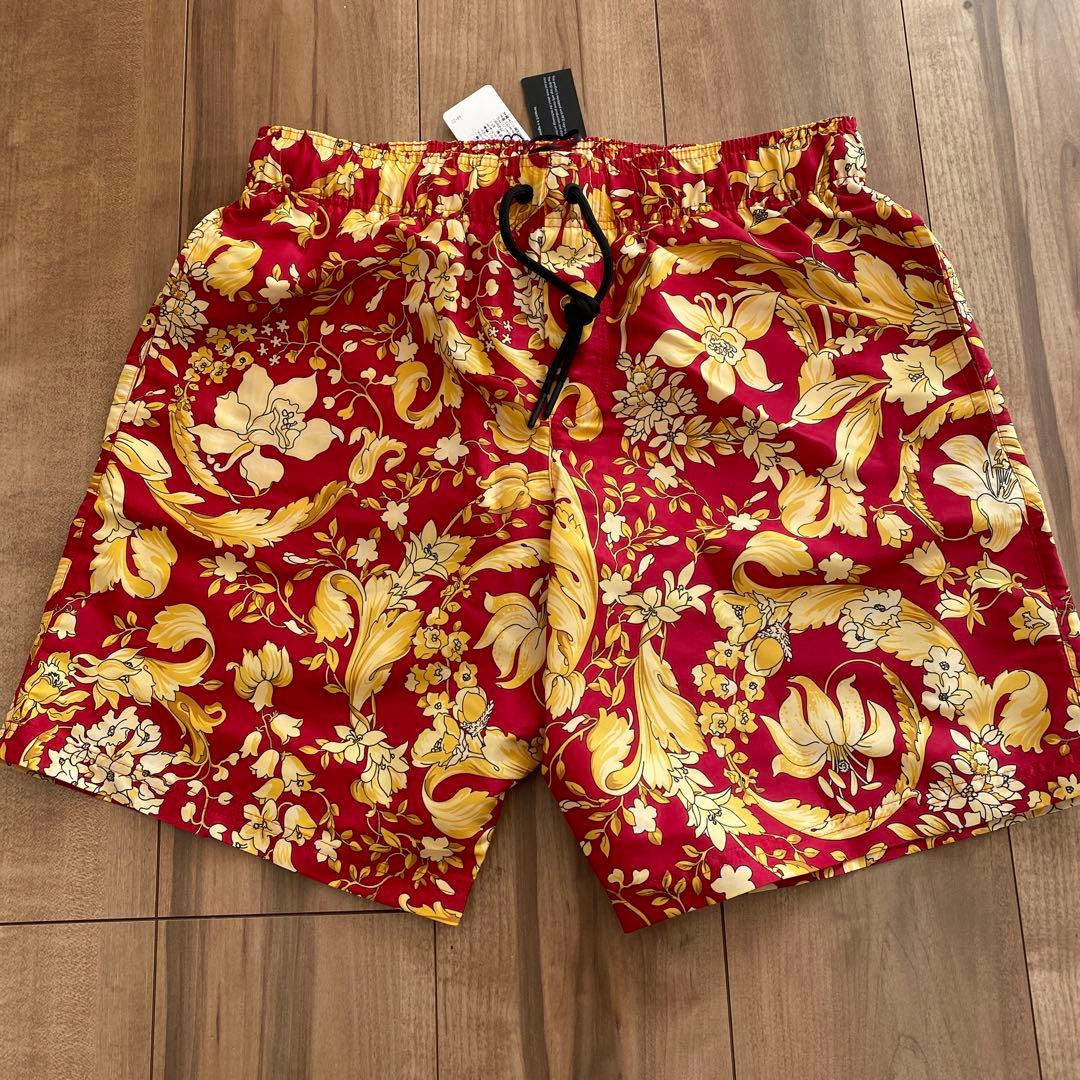 VERSACE ヴェルサーチェ 水着 スイムウェア レッド メンズ デザイナー アンダーウェアとスイムウェア | ヴェルサーチェ 日本