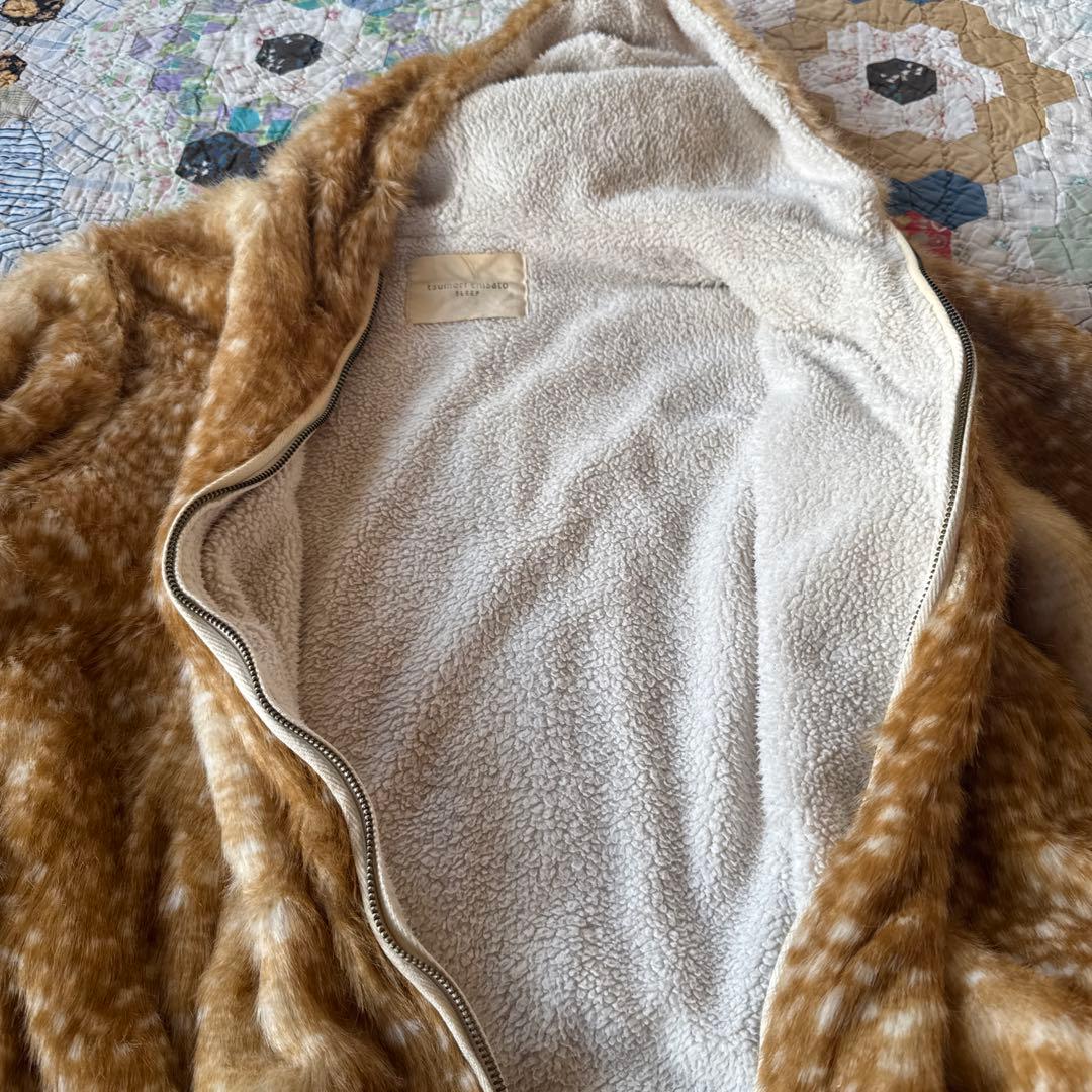 ツモリチサト TSUMORI CHISATOバンビ柄 フェイクファー - メルカリ