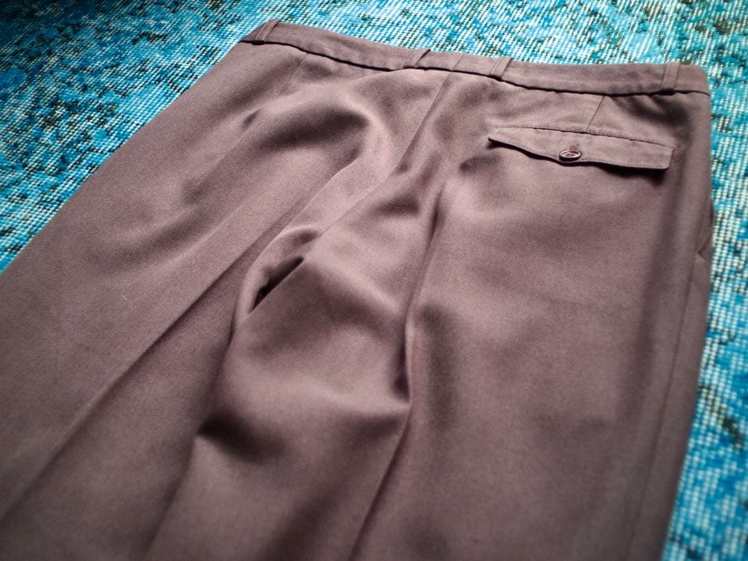 パンツ 80s 90s EURO \"MUNDI\" 3-tuck trousers