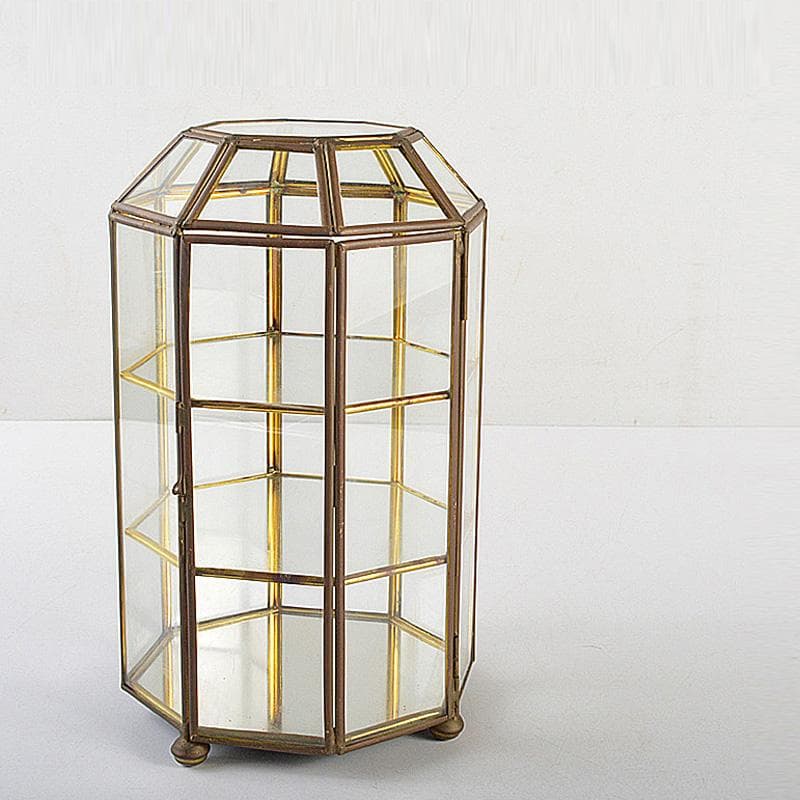 アンティーク　銅枠　八角　ガラスケース　宝石入　ディスプレイケース　CR7319 楽天市場】【ヴィンテージ風ジュエリーケース/四角形タイプ