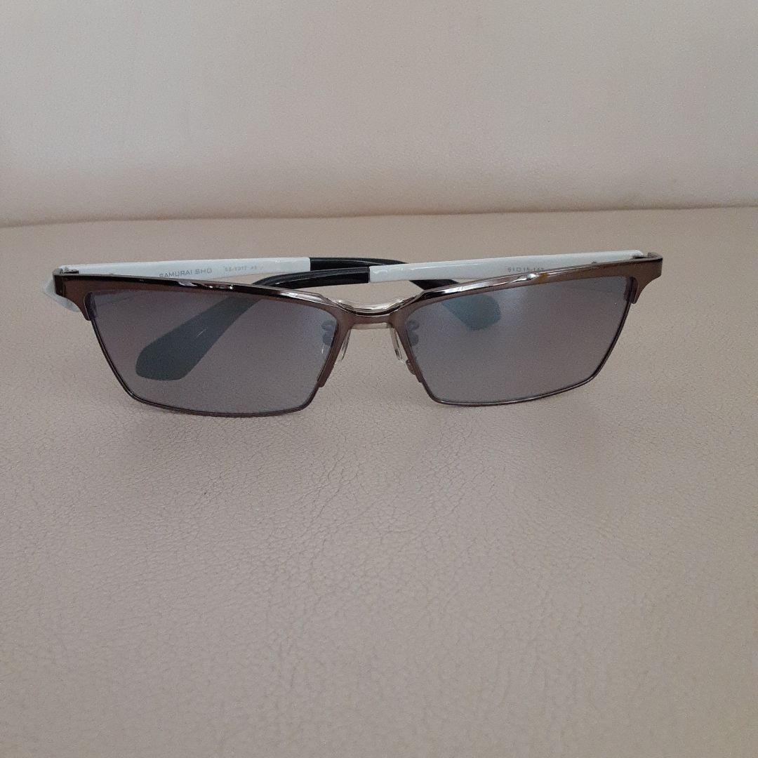 サムライ翔サングラスガンメタメタルフレーム /BKグラデーション ミラーレンズ サムライ翔 可視光調光 サングラス SS-T129 3色 59mm SAMURAI翔 2026