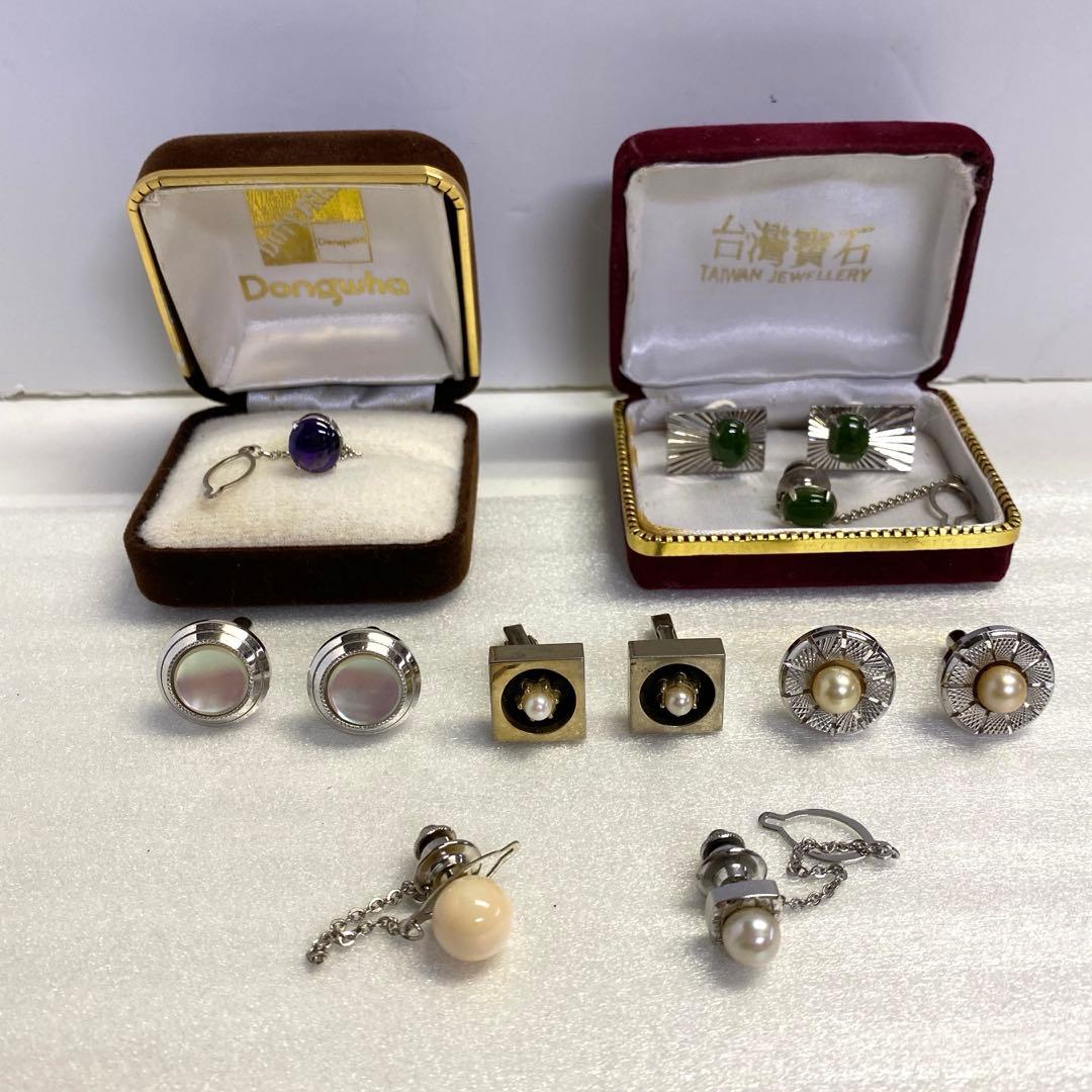 カフス 4セット タイタックピン 4点 まとめ売り ヴィンテージ - メルカリ