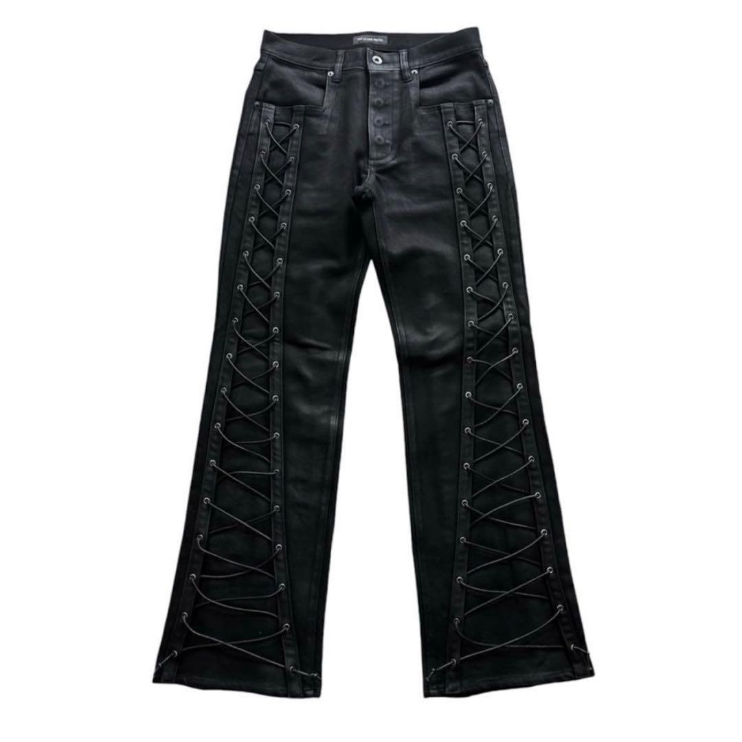 no mass prod 007GLM WAXED DENIM JEANS