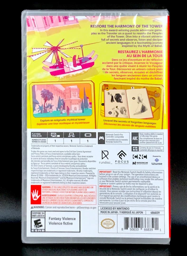 Chants of Sennaar Switch チャンツ・オブ・セナール 新品 - メルカリ