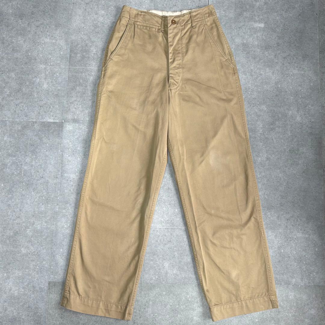 1948年 US.ARMY ボタンフライ ミリタリートラウザーズ チノパン - メルカリ