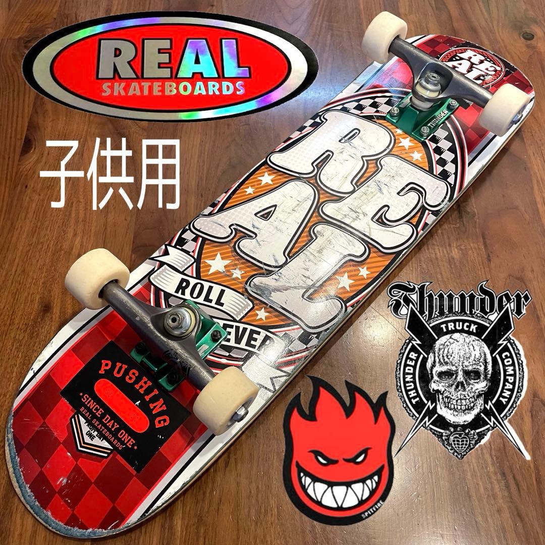 スケートボード　スケボー　リアル　子供用　スピットファイア　サンダートラック SPITFIRE WHEELS SPITFIRE STICKER スピットファイヤー ステッカー