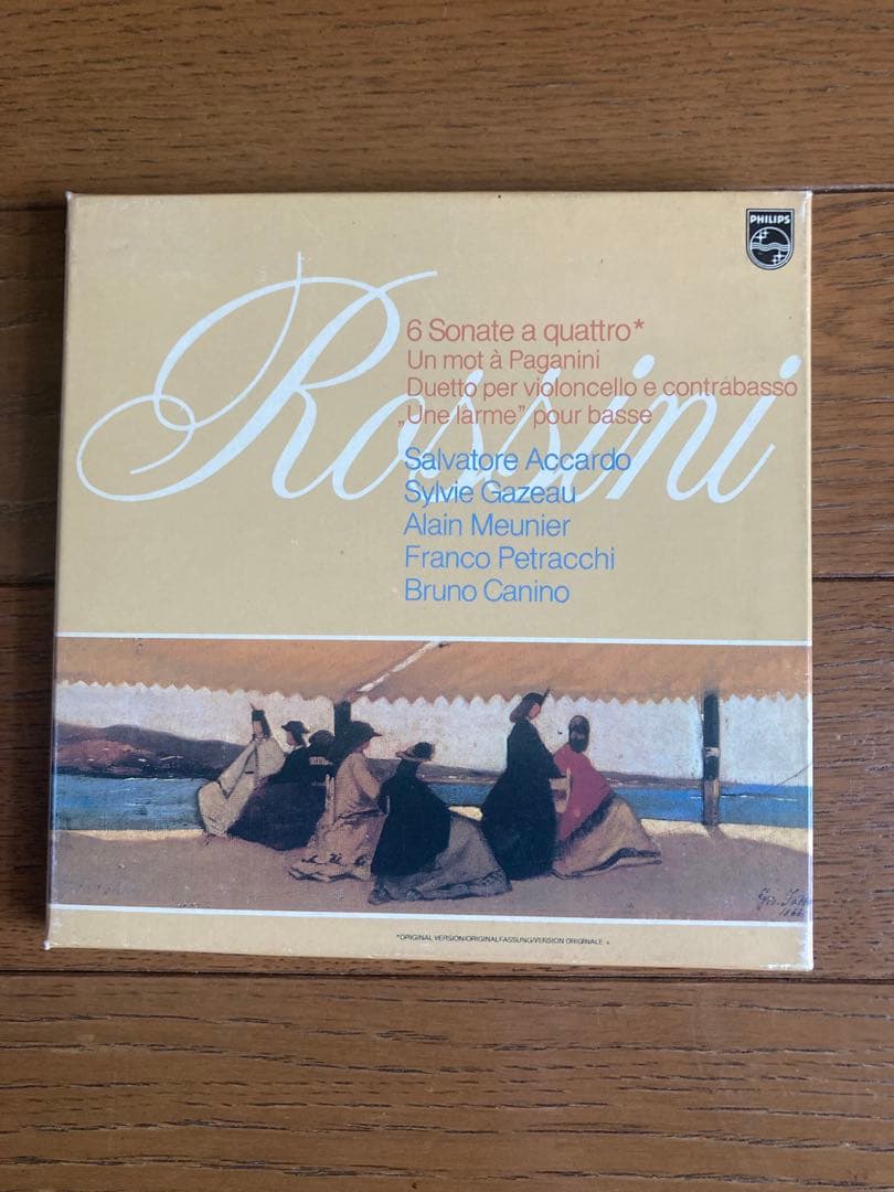 ロッシーニ弦楽ソナタ集　アッカルドPHCP24024日フィリップス 紙箱CD２枚 サルヴァトーレ・アッカルド / ロッシーニ:弦楽ソナタ集 | レコード