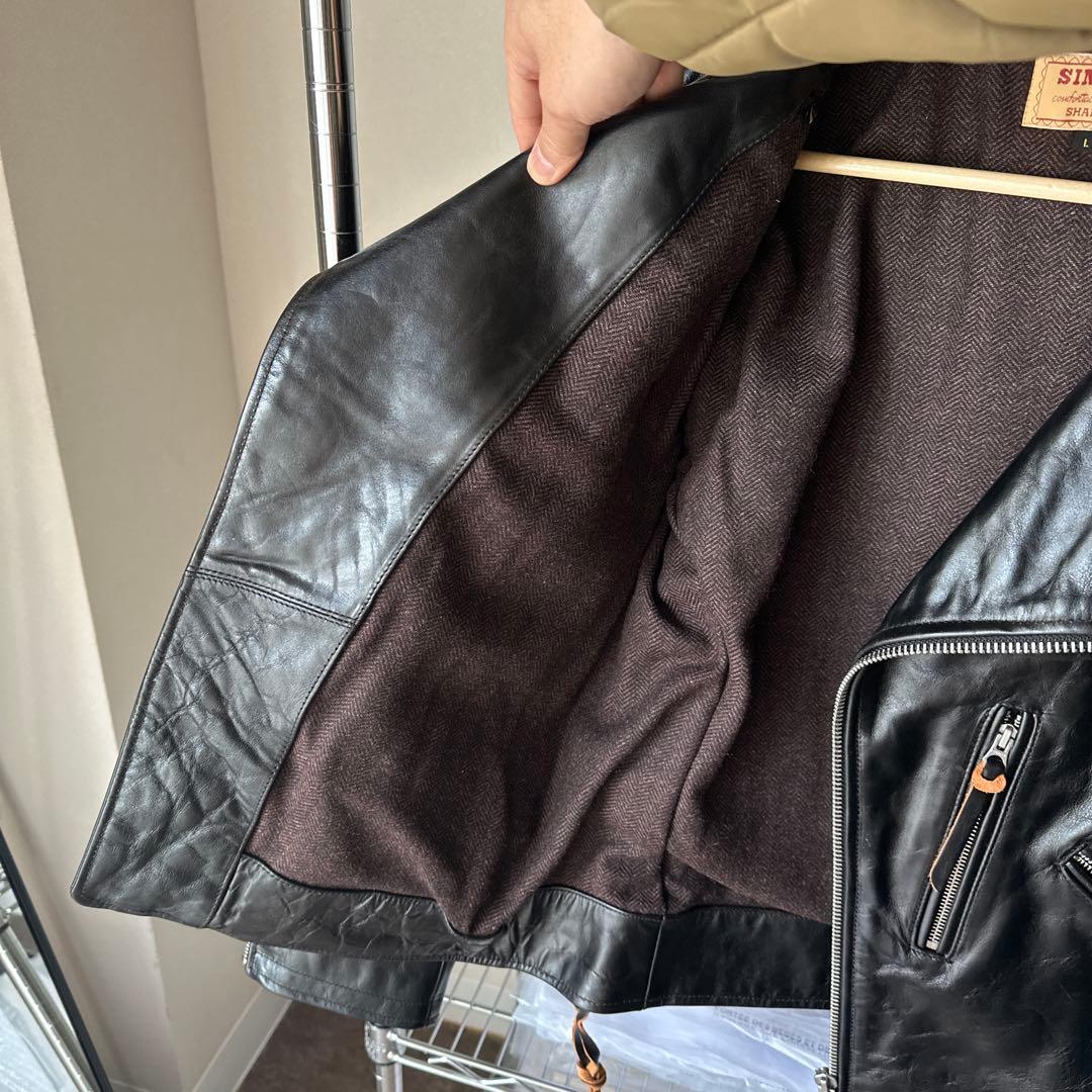 1930年代復刻 SAN MATEOピーターズ型茶芯ホースハイド 1.3mm L