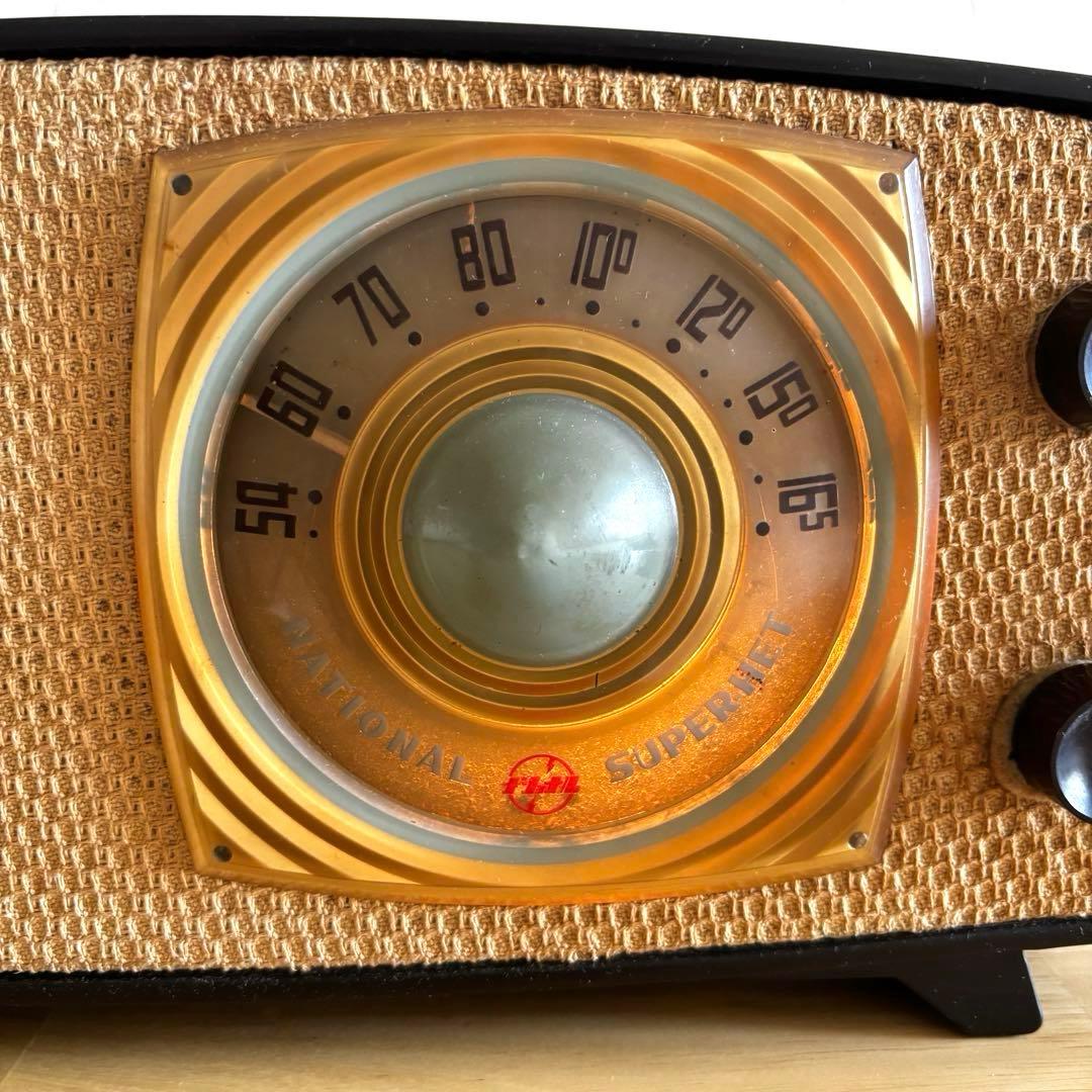 ひでさん様　美品 松下 DX -370 昭和レトロ 真空管ラジオ 受信確認