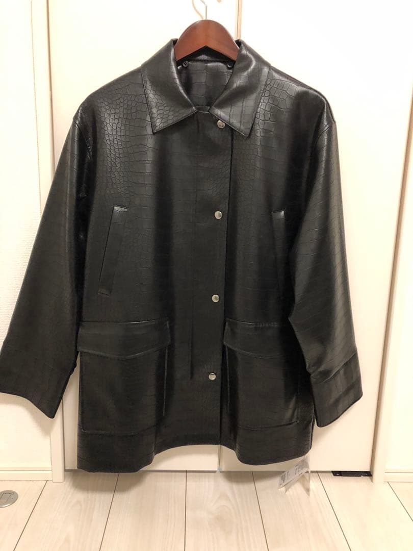 新品 BEAUTY&YOUTH クロコレザーライク ジャケット 2WAY M - メルカリ