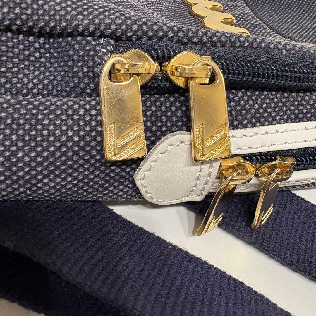 muta MARINE × bonfanti ボディバッグ キャンパス ネイビー - メルカリ