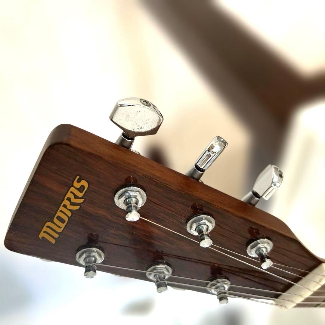 極美品】Morris アコースティックギター ブラウン MD-256TS