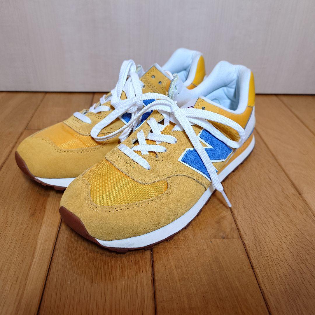 ニューバランス 574 イエロー スニーカー 28センチ www.cosaga.com