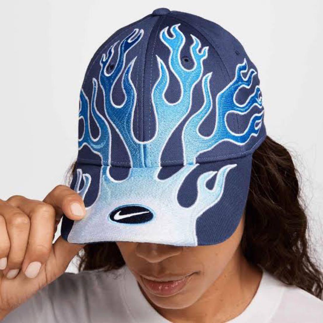 新品 NIKE Club Flame Cap ブルーフレイムキャップ ファイヤー - メルカリ