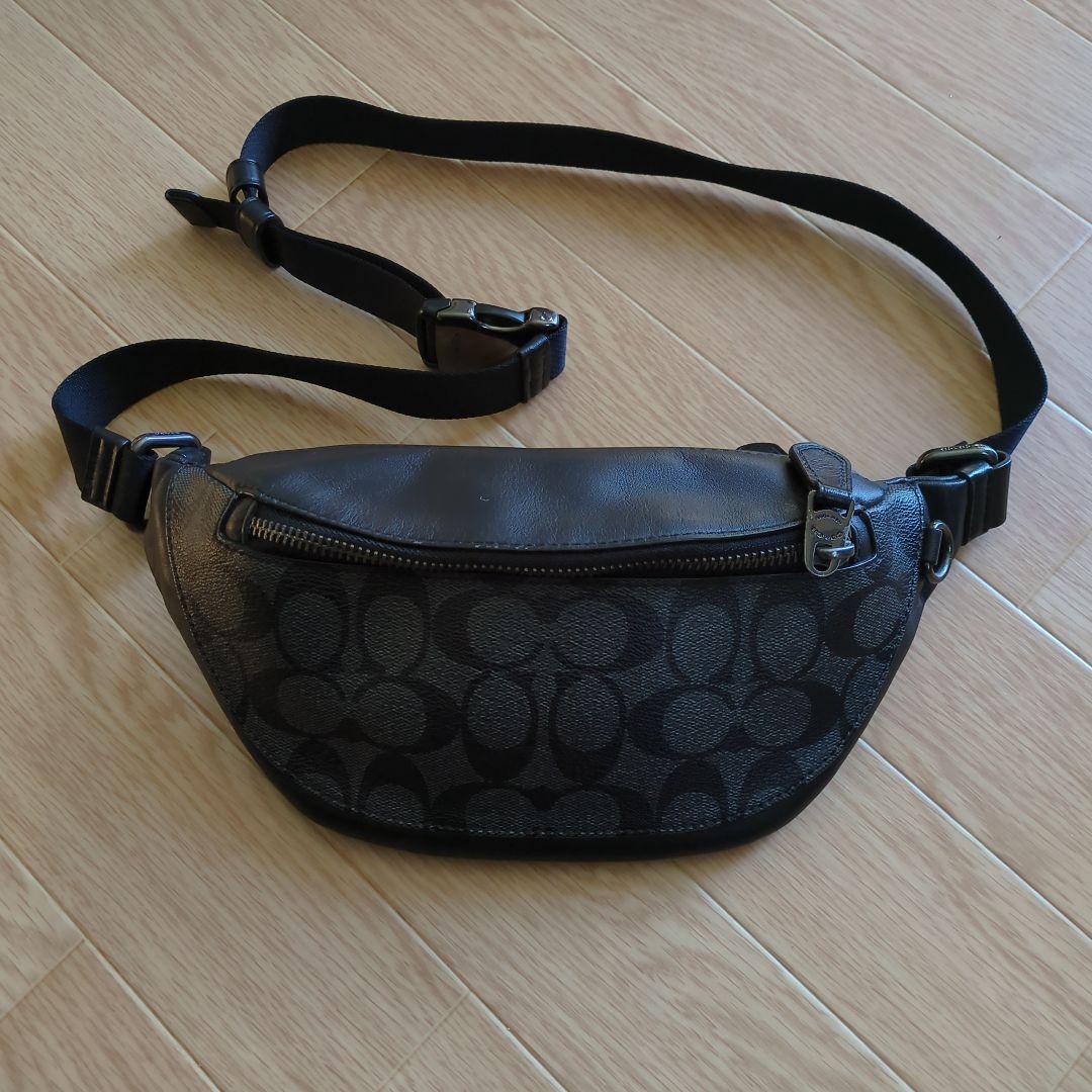 コーチ ウエストバッグ ボディバッグ COACH シグネチャー メンズ グレー COACH（コーチ） 並行輸入 ウエストバッグ ボディバッグ シグネチャー