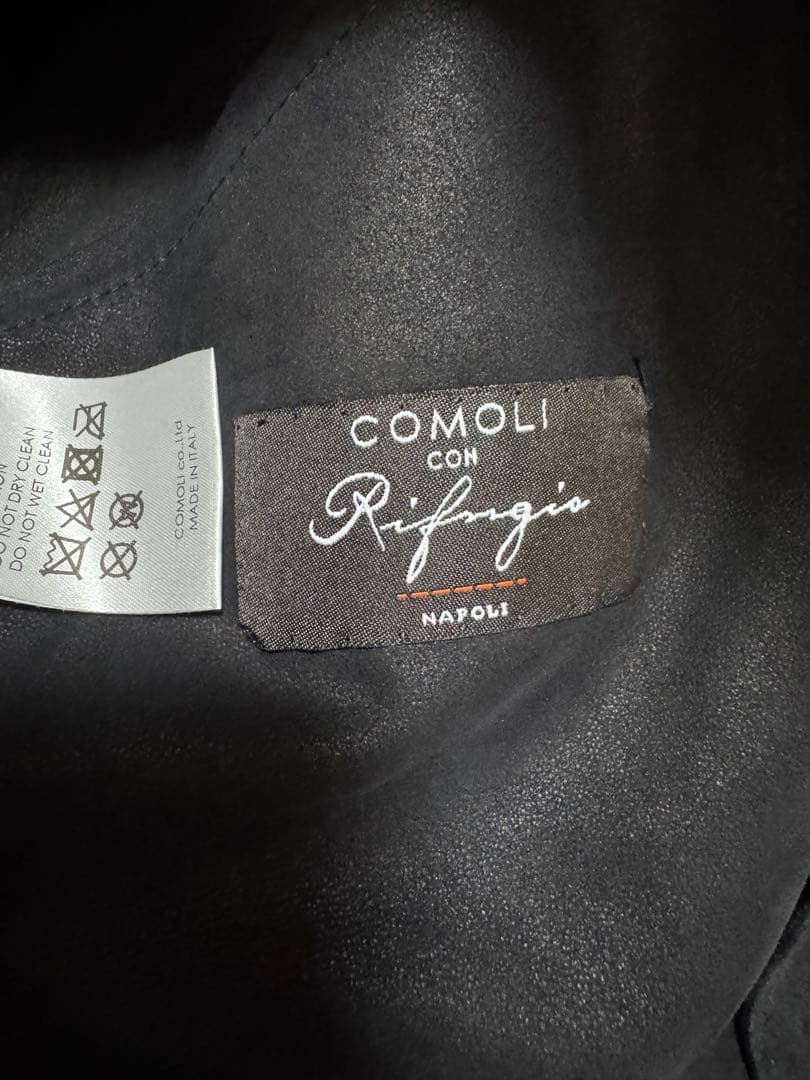 紙タグ付き美品！ COMOLI シープスエードジップショートジャケット