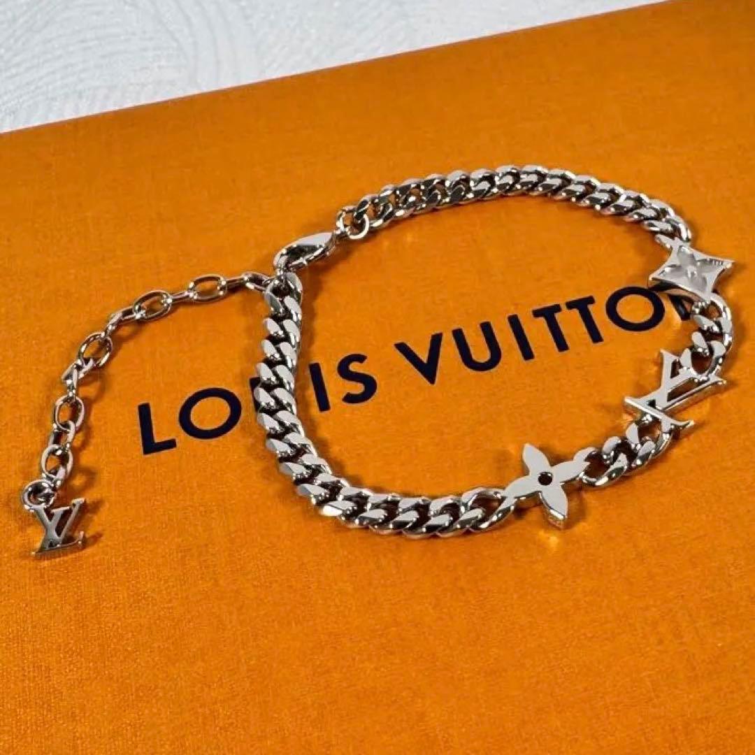 LOUIS VUITTON ブレスレット　ブラスレ　ロウ　チェーン　モノグラム LOUIS VUITTON ブレスレット ブラスレ ロウ チェーン モノグラム