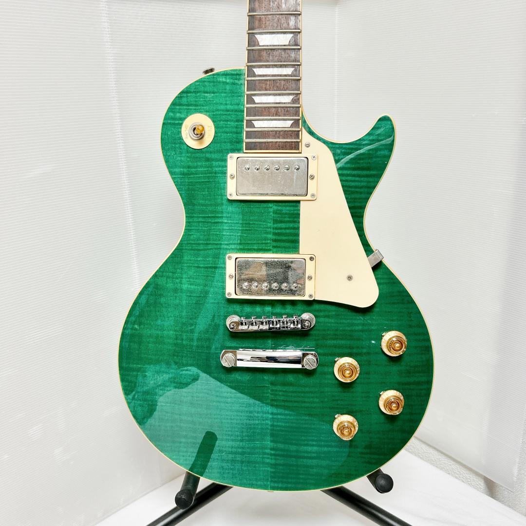 美品 Burny バーニー レスポールカスタム 激レア グリーン 緑 - メルカリ