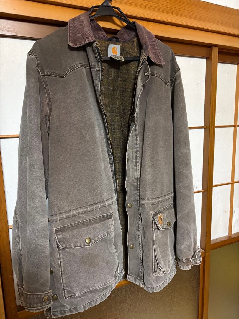 最終値下 Carhartt チェアコート C02 CHTダックジャケット USA - メルカリ