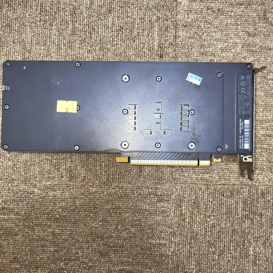 Nvidia Tesla P100 16GB ブラケット部分に歪みあり - メルカリ