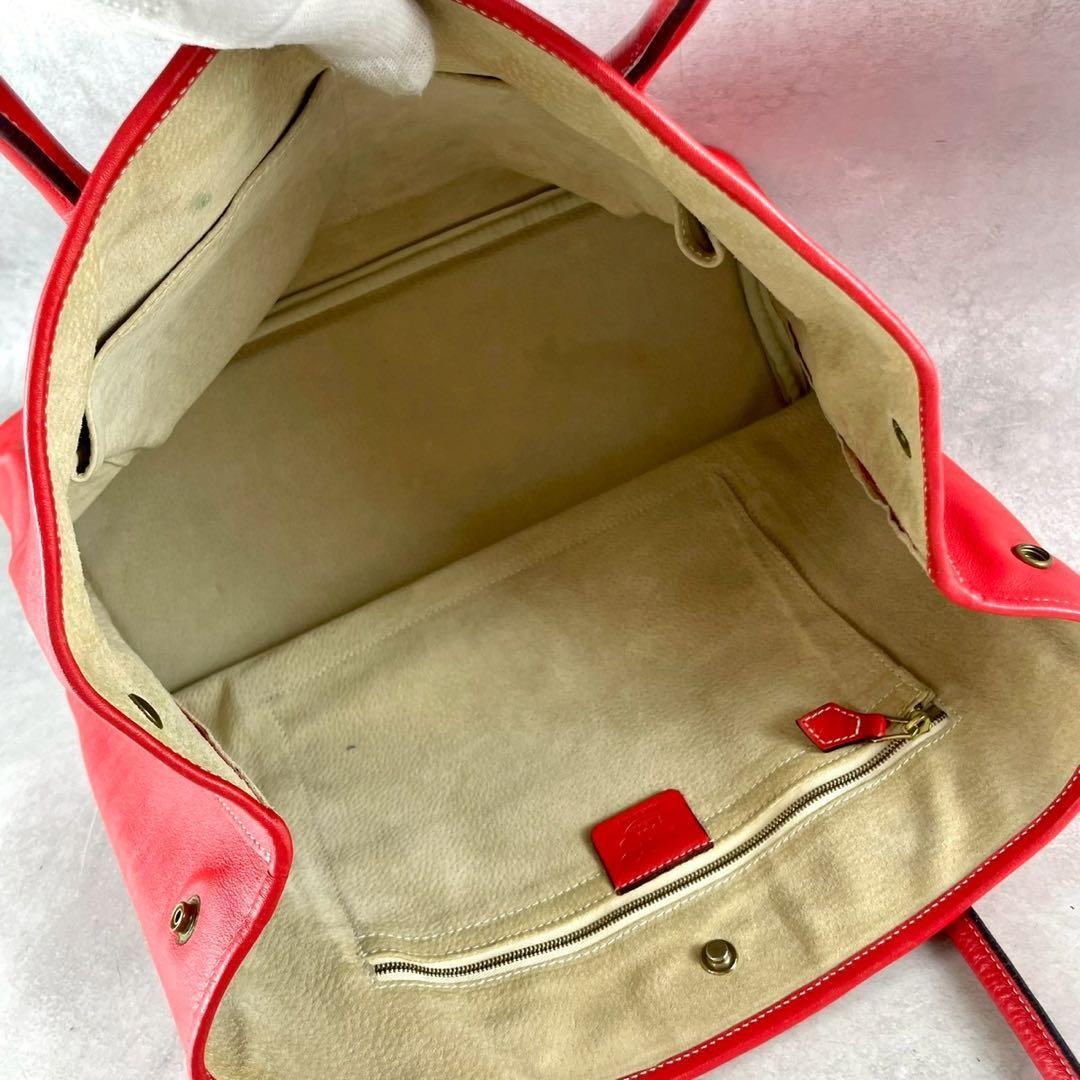 美品✨希少】シセイ トートバッグ 肩掛け A4収納可 オールレザー