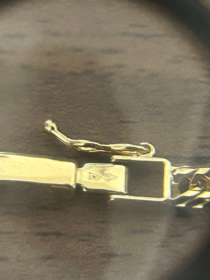 喜平　k18 12面　トリプル　8.0g 18cm ブレスレット　造幣局刻印あり