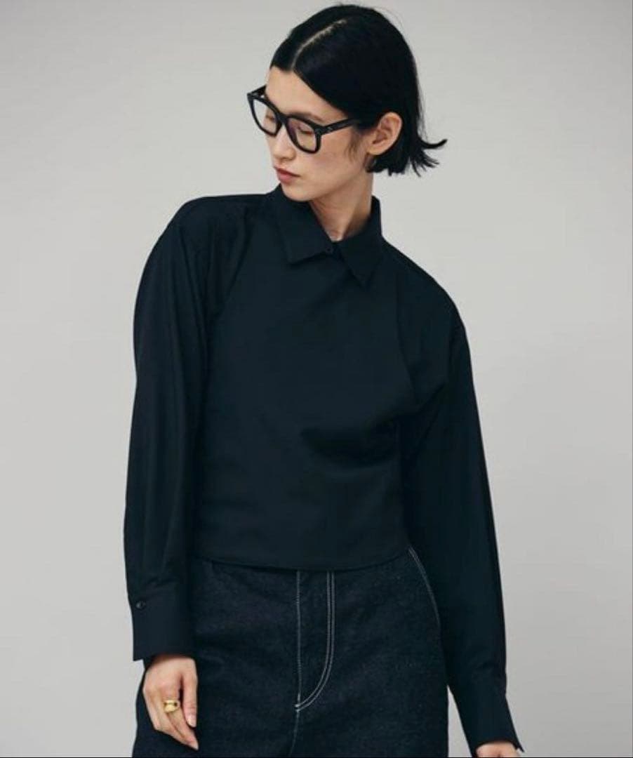 Curensology カマーベスト付きシャツ ネイビー ウール - メルカリ