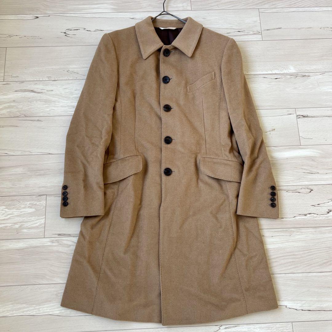 Paul Smith Collection キャメル100% チェスターコート - メルカリ