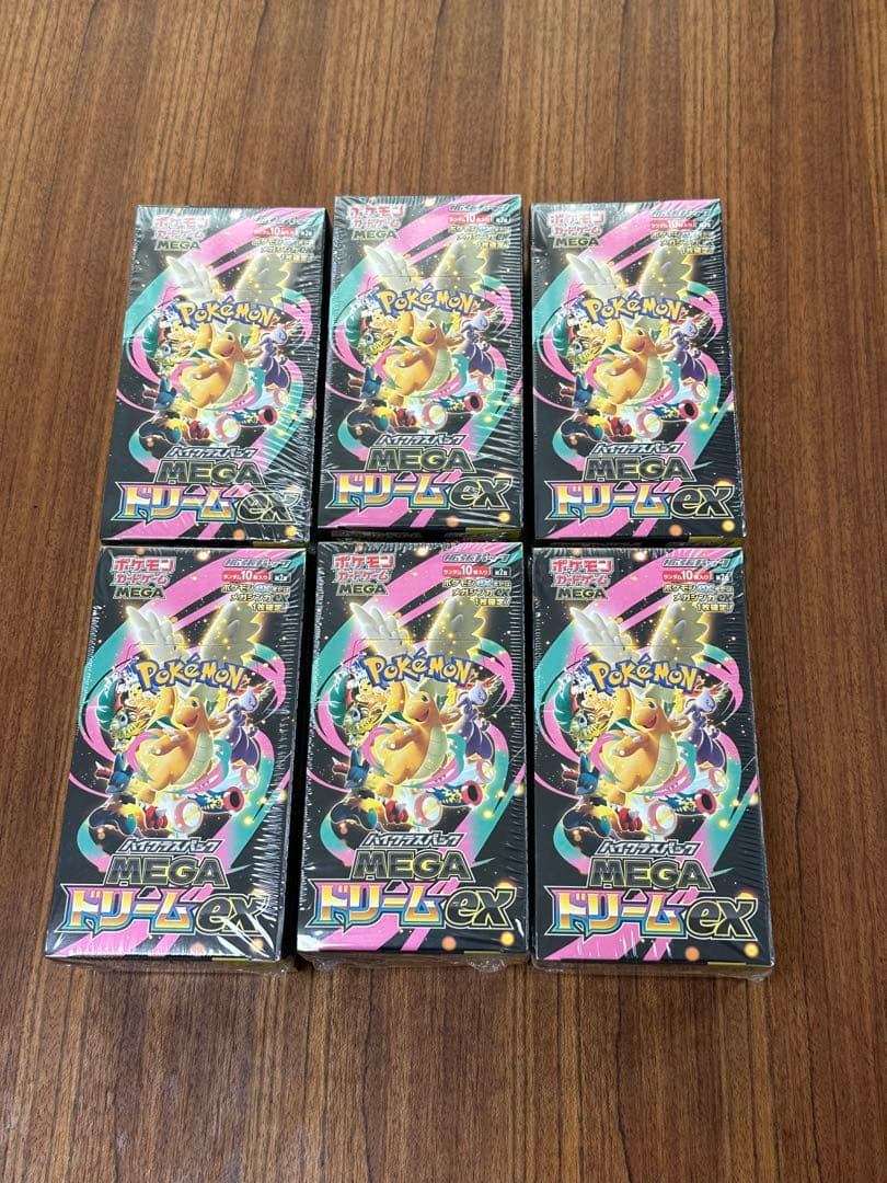 ポケモンカードゲーム MEGAドリームex 6BOX - メルカリ