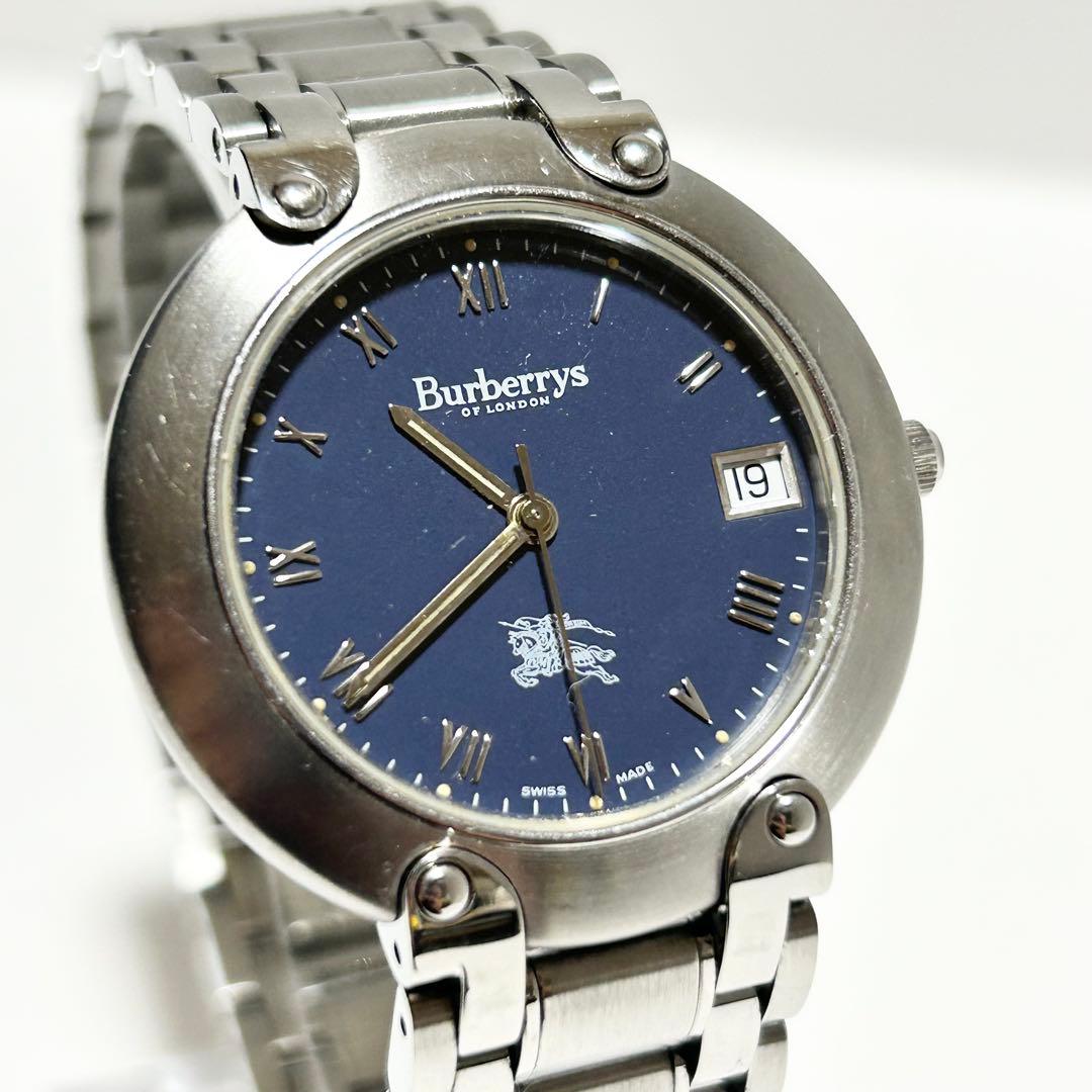 稼働/新品電池 バーバリー Burberry デイト quartz 腕時計 - メルカリ