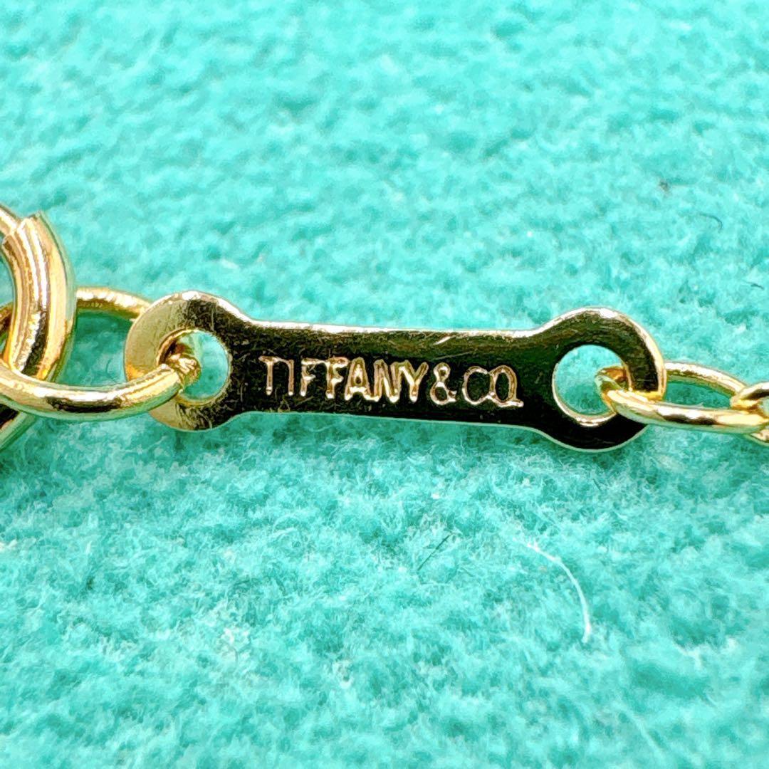 極美品 オールドティファニー バイザヤード 4.3mm ネックレス k18