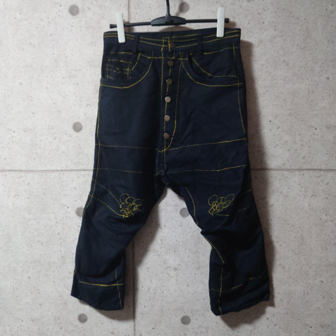 ネメス Christopher Nemeth ハンドペイントクロップドパンツ - メルカリ