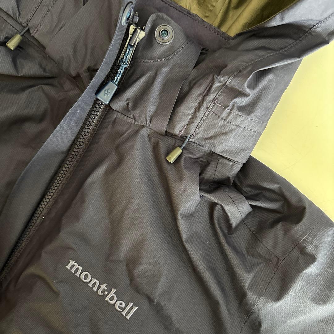 美品mont-bell ゴアテックス トラベル レインコート M 1128622 美品
