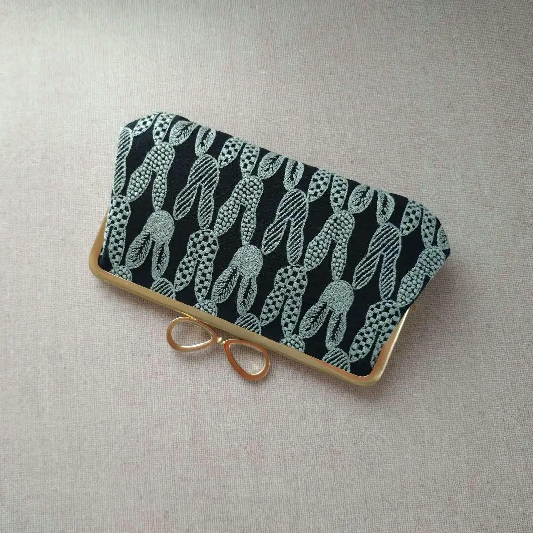 1279 ミナペルホネン pomppia 親子がま口 長財布 - メルカリ