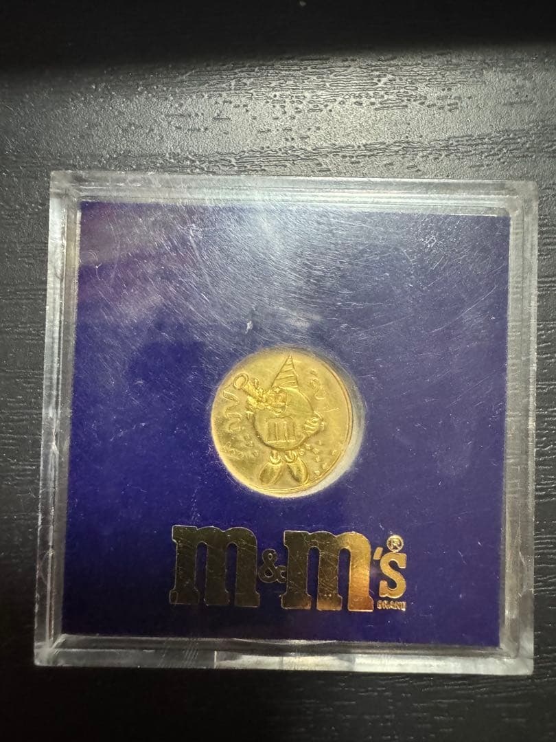 M&M's 純金　50周年記念 ペンダントトップ 純金 24K m&m's チョコレート 50周年記念金貨 1/10