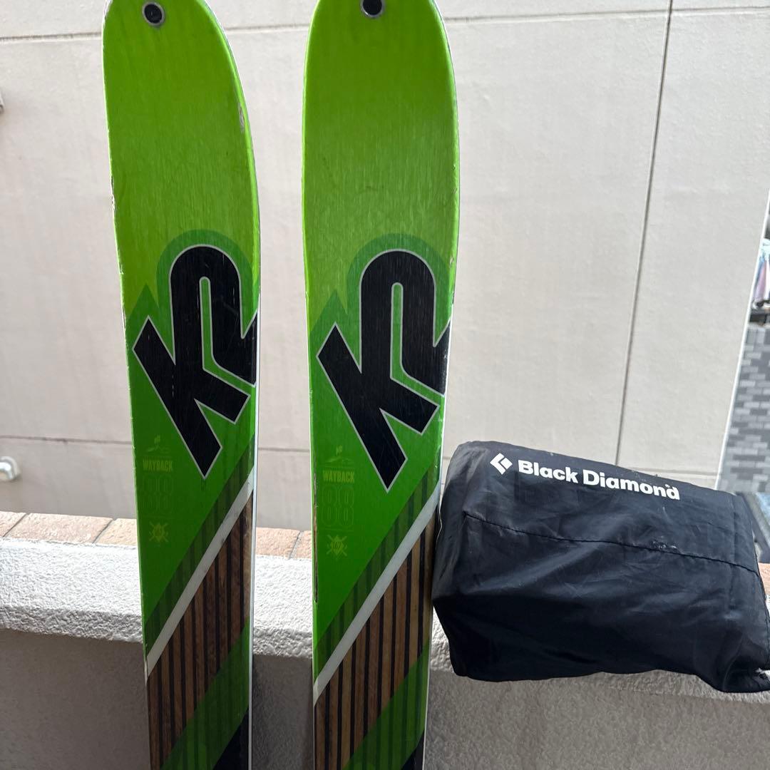 テレマークスキー k2 WAY BACK88 シール付き - メルカリ
