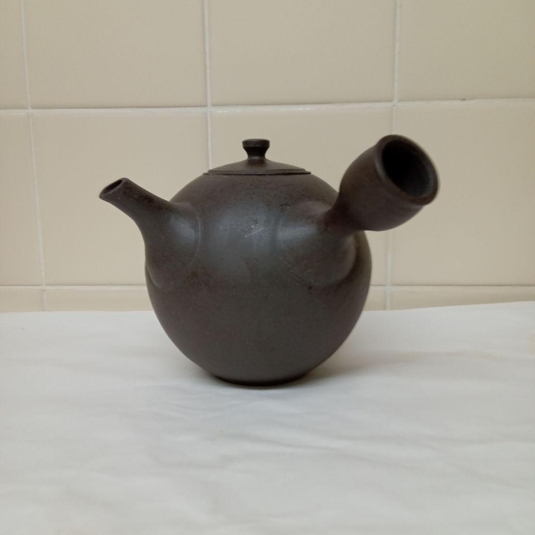 未使用 加藤財 急須 黒 丸 横手 - メルカリ